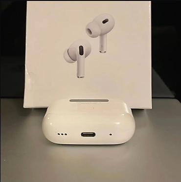 airpods pro 1: Yeni Simsiz (Bluetooth) Qulaqcıqlar, Apple, rəng - Ağ — 1
