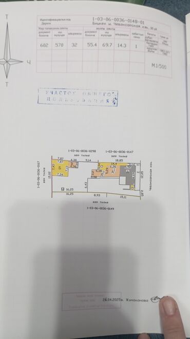 земельные участки таласе: Дом, 70 м², 4 комнаты, Собственник, Старый ремонт