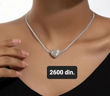 haljine sa 3d čipkom: Pendant necklace, Material: Stainless steel