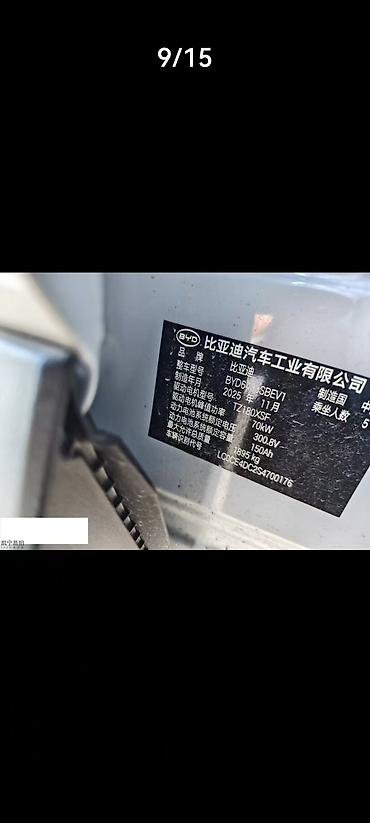 BYD: BYD Yuan Up: 2025 г., 0.1 л, Автомат, Электромобиль, Кроссовер — 5