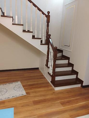 Обшивка лестниц: Лестница заказ алабыз Кара жыгач сосна шпон фонерадан — 20