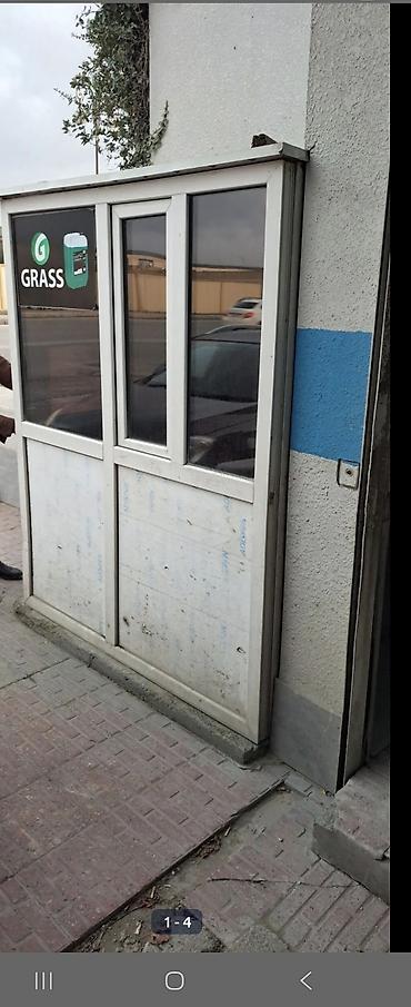 Будки, киоски: Kiçik ölçülü mühafizə/biletyoxlama köşkü – PVC vitrajlı - — 1