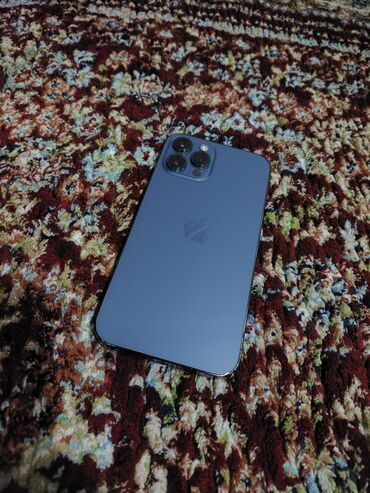 iphone 11 pro max цена бишкек бу: IPhone 12 Pro Max, Б/у, 256 ГБ, Синий, Защитное стекло, Чехол, 87 %