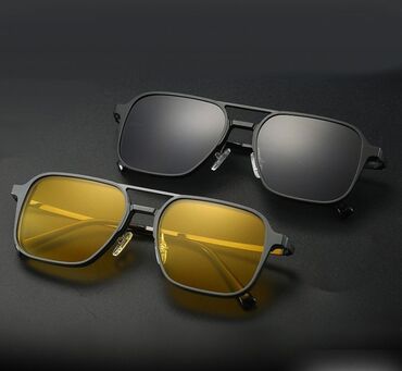 линза глаза: Солнцезащитные очки на магнитах со сменными накладками Black Style