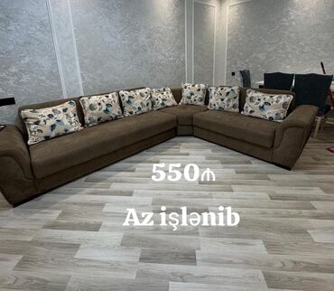 Kreslolar: Künc divan, İşlənmiş, Açılan, Bazalı, Parça, Çatdırılma yoxdur