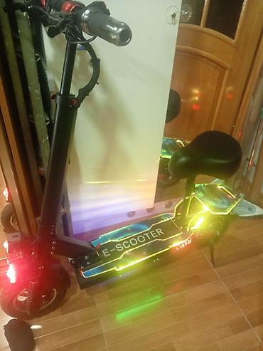 Электротранспорт: Elektrik skuter – E‑SCOOTER - Güclü ön LED fara və arxa işıq — 4