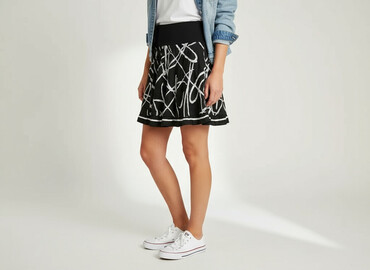 azteckie wzory ubrania: Women`s skirt, size S
