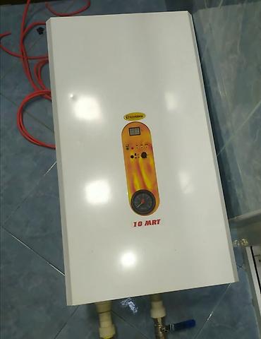 Elektrikli kombi.Hec bir problemi yoxdu.Binaya qaz verildiyi ucun
