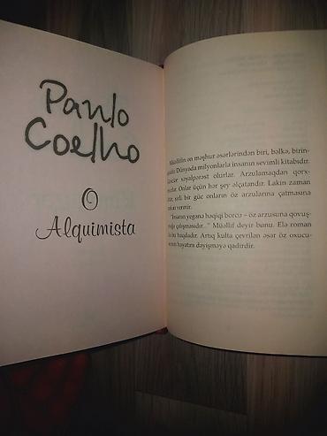 Kitablar və jurnallar: Məhsul: “Kimyagər” – Paulo Coelho (Azərbaycan dilində) Xüsusiyyətlər — 6