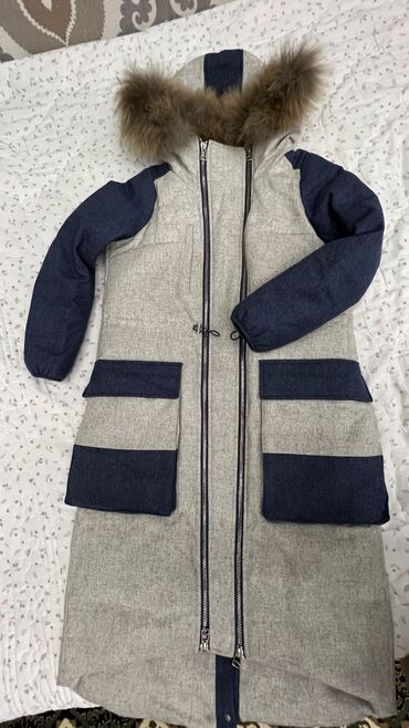 зимние куртки дордой: Пуховик, Длинная модель, С капюшоном, L (EU 40)