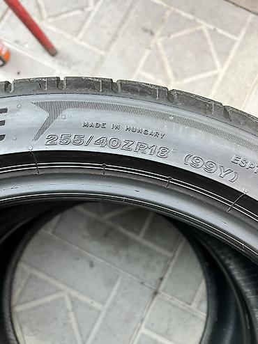 разноширокие: Шины 255 / 40 / R 18, Лето, Б/у, Пара, Германия, Bridgestone — 3