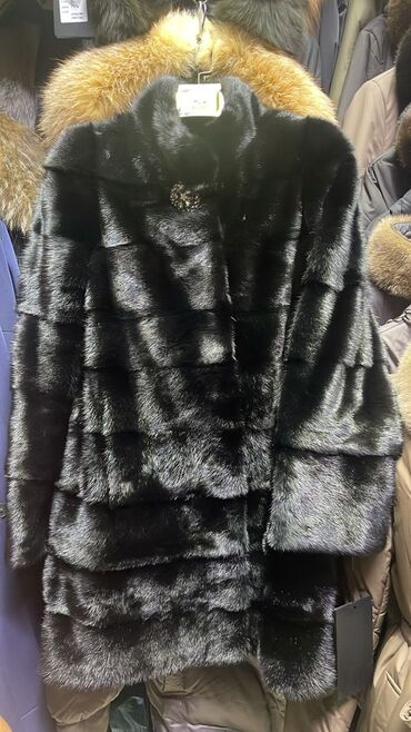 женские майки на бретельках: Шуба, Норка, Кыска модель, 2XL (EU 44)