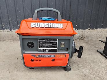 Бензиновый генератор SUNSHOW SS960. - Номинальная мощность: 650 ВА - lalafo.kg да Бензиновый генератор SUNSHOW SS960. - Номинальная мощность: 650 ВА -