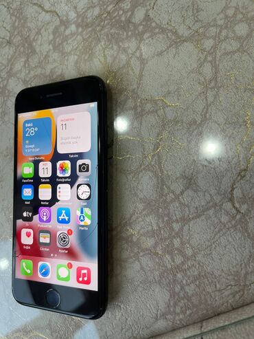 IPhone 7, 32 GB, Black Titanium, Barmaq izi