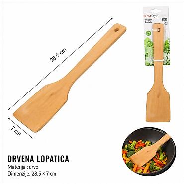 KMT Okrugli komada lopatica 5403655 Praktična drvena lopatica za