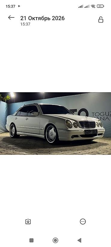 bis vip: Mercedes-Benz E-Class: 2001 г., 5.5 л, Автомат, Бензин, Седан — 1