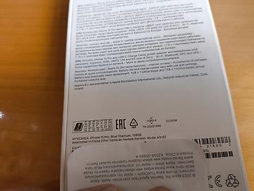 iphone 14 pro qiymeti: IPhone 15 Pro, 128 GB, Blue Titanium, Face ID — 1
