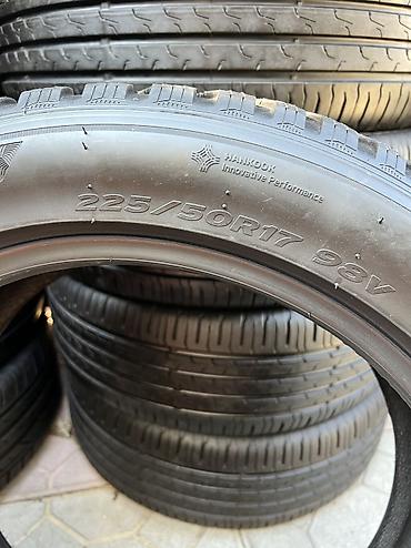 245 70 19 5: Шины 225 / 50 / R 17, Всесезонная, Б/у, Пара, Корея, Hankook — 4