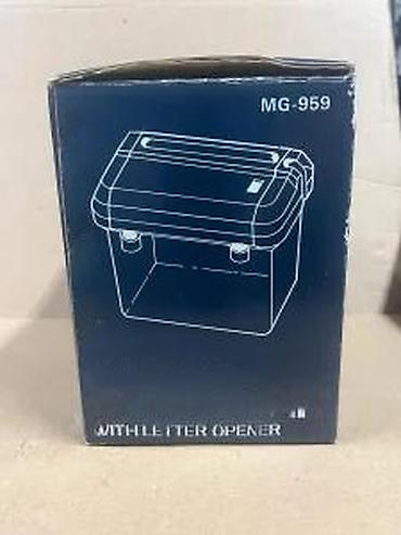 Ostali kućni aparati: Kompaktni seckalica papira sa otvaračem pisama MG-959 - Stolni model — 12