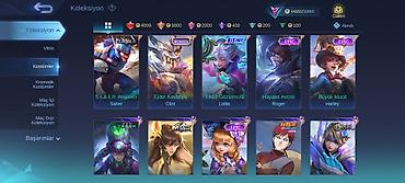Digər kolleksiyalar: Mobile Legends: Bang Bang oyun hesabı Ümumi: - Server — 1