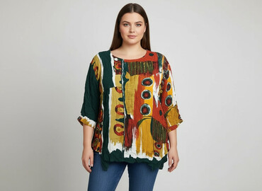 tanie bluzki boho: Bluzka damska, rozmiar XL