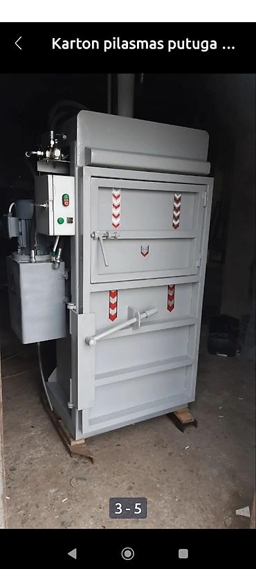 misar dasi: Karton və plastik üçün hidravlik pres (balya presi) Təsvir: - Karton — 2