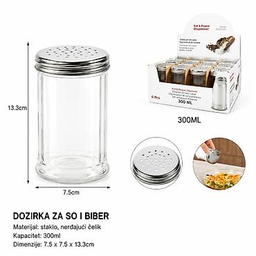 KMT Staklena boca 5412037 - Tip: dozirka za so i biber / univerzalna