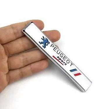 car odzaci: Pezo sport metalni znak. Samolepljiv metalni znak Peugeot Sport. ✨ — 7