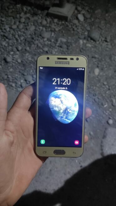 htc marka telefonlar: Samsung Galaxy J3 2017, 2 GB, rəng - Qızılı, Düyməli, Sensor, İki sim kartlı