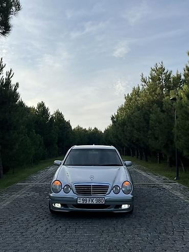 2 el kompresor: Mercedes-Benz E-Class (W210) sedan, gümüşü rəng - Kuzov: 4 qapılı — 1
