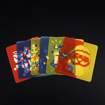 Шаблон трафарет граффити для рисования, трафарет - 6 шт, детские at lalafo.kg Шаблон трафарет граффити для рисования, трафарет - 6 шт, детские