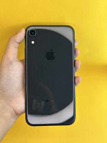 Apple iPhone: IPhone Xr, Б/у, 64 ГБ, Черный, Защитное стекло, Чехол, В рассрочку — 1