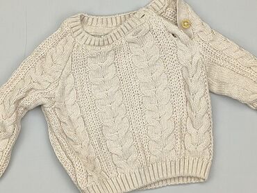 czapki zimowe z pomponem: Sweter, So cute, 0-3 m, stan - Bardzo dobry