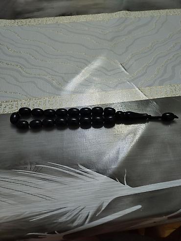dini hediyyeler: Qara misbaha – klassik dizayn - Material: qara rəngli, parlaq səthli — 4
