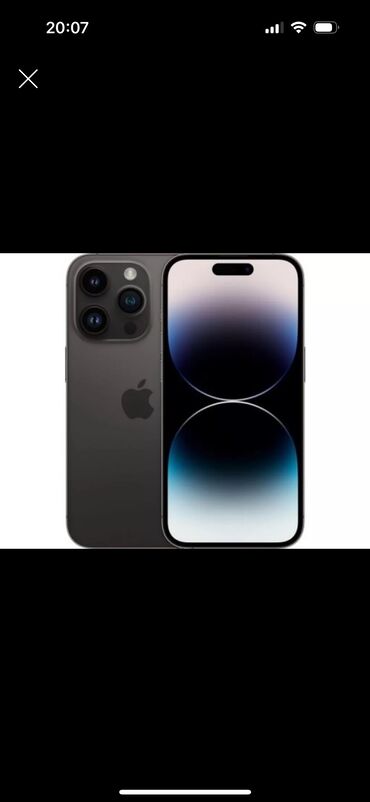 Apple iPhone: IPhone 14 Pro, Б/у, 128 ГБ, Jet Black, Зарядное устройство, Защитное стекло, Чехол, 86 %