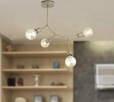 İşıqlandırma: Çılçıraq, 4 lampa, Metal — 2