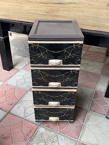 novruz oyuncaqları: 2 eded varPlastik 4 çekmecəli organizer - Material: möhkəm plastik - — 1