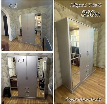 dehliz dolabi: Geniş güzgülü dolab - Model: G_1 - Qiymət: 360 ₼ (şəkildə göstərilib) — 1