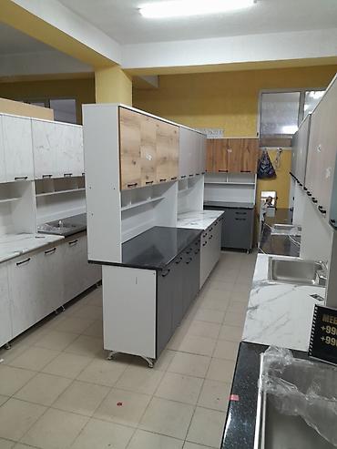 Мебель: Кухонный гарнитур, Новый, цвет - Белый, ДСП, Бесплатная доставка — 10