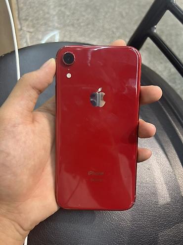 IPhone Xr, Б/у, 128 ГБ, Красный, Защитное стекло, Чехол, В рассрочку, 100 %