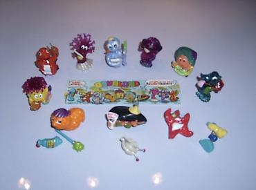 kinder joy max: 90-ci illerin kinder surprise oyuncaqlari satilir. Butun seriyalar — 9