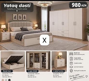 Yataq dəsti – rahatlıq və zövq bir arada Komplektin tərkibi: - Bazalı lalafo.az -da Yataq dəsti – rahatlıq və zövq bir arada Komplektin tərkibi: - Bazalı