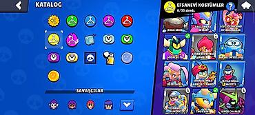 Другое: Brawl Stars hesabı - Kupa sayı: 13,203 (ən yüksək 13,205) - — 8