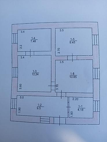 Продажа коттеджей и домов: С Пригородное. ул.Курманияз Рыспаев -3д. Продаётся компактный жилой — 16