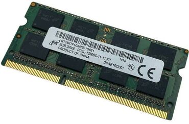 ram satışı: Operativ yaddaş (RAM) 8 GB, 1600 Mhz, DDR3, Noutbuk üçün, İşlənmiş