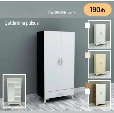 Dolablar: Yeni, Açılan, 3 qapılı Düz dolab, Qarderob, paltar dolabı, Azərbaycan — 26