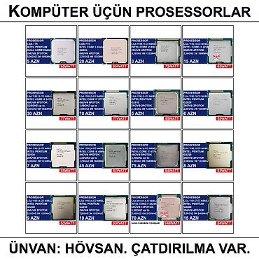 mini pc computer: Kompüter üçün Prosessorlar 📍Ünvan: Bakı şəh, Suraxanı ray, Hövsan qəs — 1