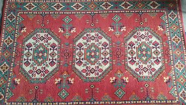 Ковры и паласы: Ковер Б/у, Советский, 200 * 150, Шерсть, Сделано в Кыргызстане, Безналичная/наличная оплата — 1