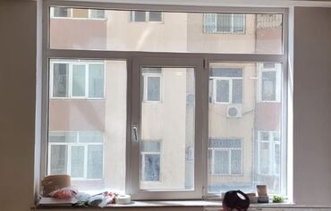 Plastik pəncərələr: İki qat şüşə paketi Plastik pəncərə, Еni: 205 sm, Uzunluğu: 173 sm