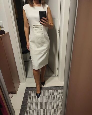 Haljine: PS Fashion S (EU 36), bоја - Bela, Koktel, klub, Top (bez rukava) — 7